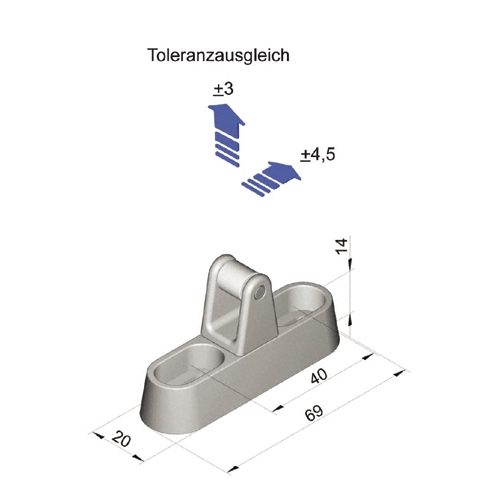 Anschlagkloben