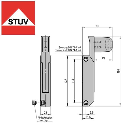 Schubladenverschluss 3.30.0516.0 von STUV