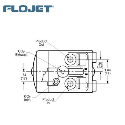 Flojet Bag-in-Box-Pumpe, Serie G55/G58/G80