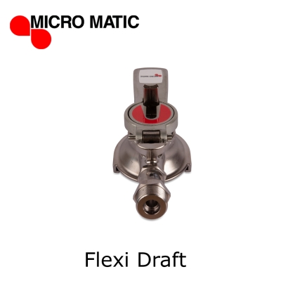 Flexi Draft Zapfkopf Typ  A Flachzapfkopf von Micro Matic