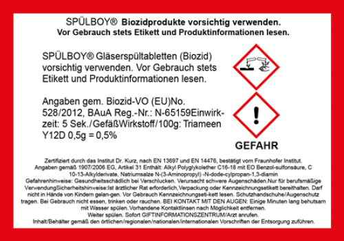 Spülboy NU Gläserspültabletten 500g